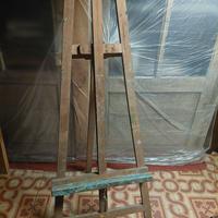 CAVALLETTO DA PITTORE PROFESSIONALE VINTAGE