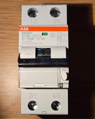 ABB DS2CC16AC30- Int. Magnetotermico Differenziale