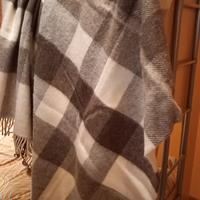 plaid 100% pura lana vergine 