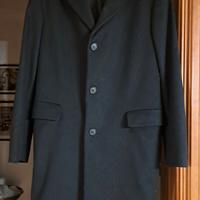 cappotto uomo Sisley taglia 48 colore nero, lana