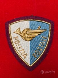 Scudetto toppa Polizia Postale