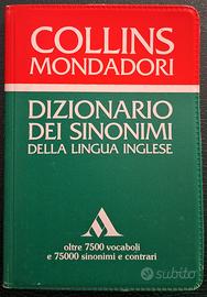 Dizionario tascabile sinonimi inglese 