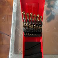 Set punte elicoidali professionali Dormer