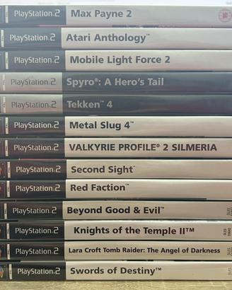 Lotto giochi playstation 2 ps2