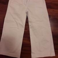 Pantalone bambina bianchi a palazzo marca ELSY