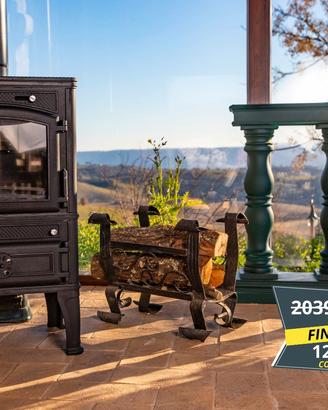 Stufa a Legna Ghisa A+ 12,5KW SPEDIZIONE GRATUITA
