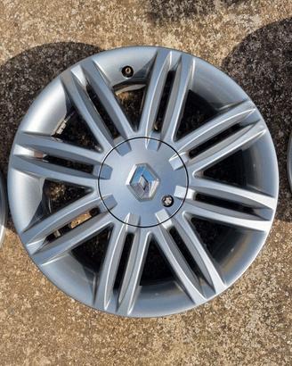 4 cerchi in lega originali Renault Clio III 16"