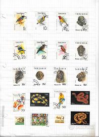 Tanzania - lotto francobolli