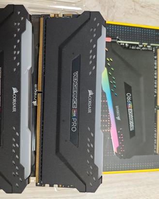 Ram 16 gb (2x8) ddr4 corsair vengeance rgb 3600