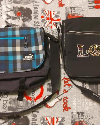 Borse porta PC dei brand Puma e Denny Rose 