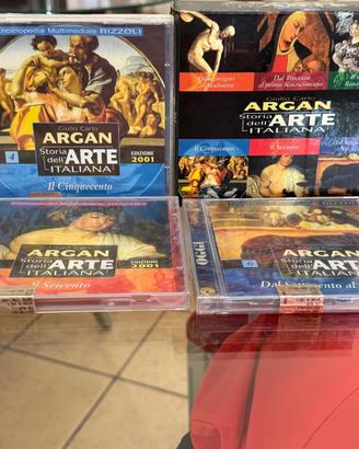 Cofanetto Argan Storia dell'Arte Italiana 6 CD-ROM