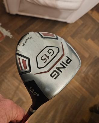DRIVE PING golf G 15 in TITANIO G15