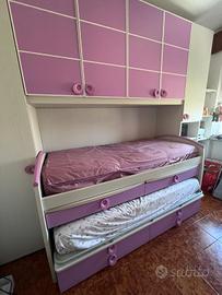 camera da letto per due bambine 