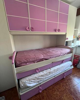 camera da letto per due bambine 