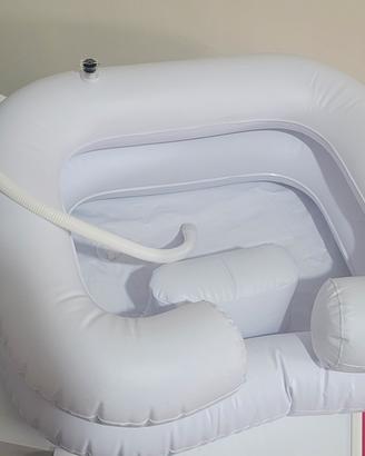 lavatesta gonfiabile per capelli con cuscino