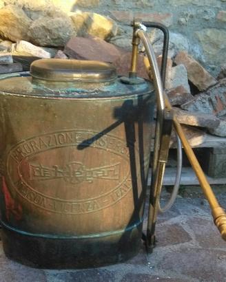 Pompa irroratrice a spalla rame"Primavera" - 16 lt