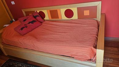 Letto singolo con secondo letto estraibile