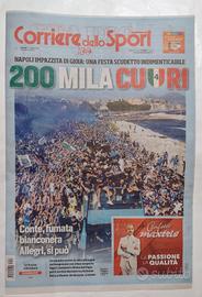 Corriere dello Sport 27 maggio Napoli 200k cuori