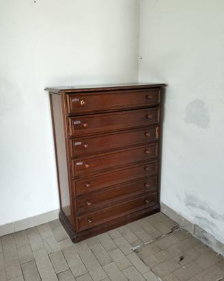 Cassettiera in legno