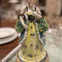 Fanciulla in ceramica vintage