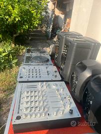 Mixer e casse