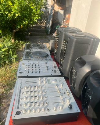 Mixer e casse