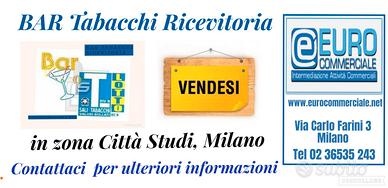 236/23 BAR TABACCHI RICEVITORIA zona Città Studi
