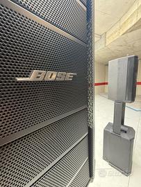 BOSE 2X 812 active speaker 1x F1 active subwoofer