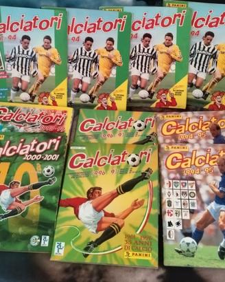 Album Panini Calciatori dal 1993 al 2001