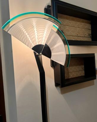 Lampada da terra Mazzega con vetri di murano
