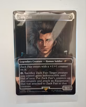 Carta promozionale magic Zack Fair