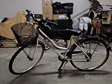 Bicicletta city bike donna Roveco cambio shimano