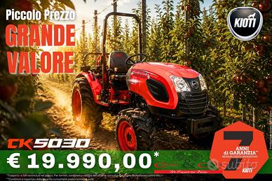 TRATTORE KIOTI CK5030 FRUTTETO 50 CV-7 ANNI DI GAR