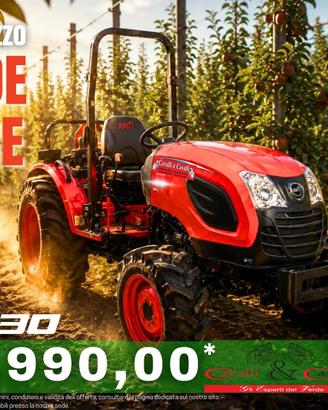 TRATTORE KIOTI CK5030 FRUTTETO 50 CV-7 ANNI DI GAR