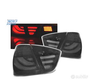 FARI LED BMW E90 05-08 FUMÉ NERO LED BAR