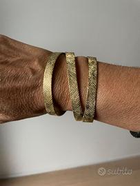 Zanetto “Girotondi” – Bracciale con finitura oro