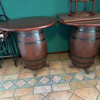 Tavolo botte per bar