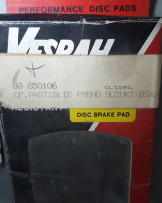 PASTIGLIE FRENO SGR SUZUKI GSX600F-1100F - 650106