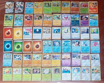 Lotto 60 Carte Pokémon con Pidgeot V e Promo Mc