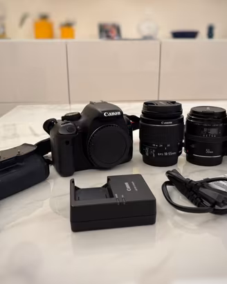 Kit completo Canon 550D 3 lenti 18-55, 70-300, 50