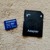 Scheda microSD Samsung da 512gb originale testata