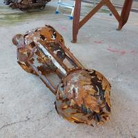 Lanterna antica in ferro battuto