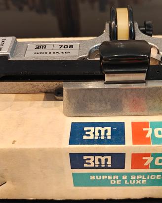 Giuntatrice Super 8 3M 708 Vintage con scatola