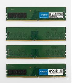 RAM Crucial 32GB DDR4 2666MHz Kit 2x16GB