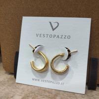 Orecchini cerchio piccolo oro Vestopazzo