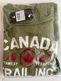 CANADA TRAIL FELPA CON CAPPUCCIO TAGLIA L