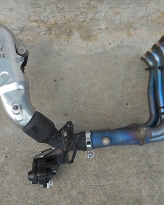 marmitta yamaha r1 2007 2009