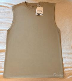 Canotta Asos beige smanicata