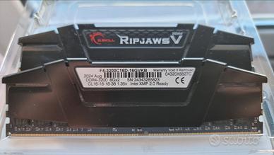 RAM G.SKILL RIPJAWS V 16GB (2x8) DDR4-3200MHz CL16