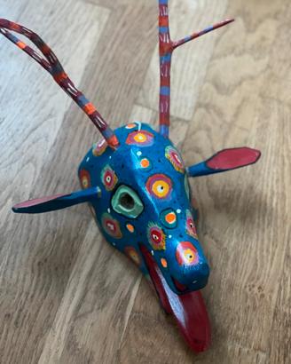 Maschera Messico etnica Maya